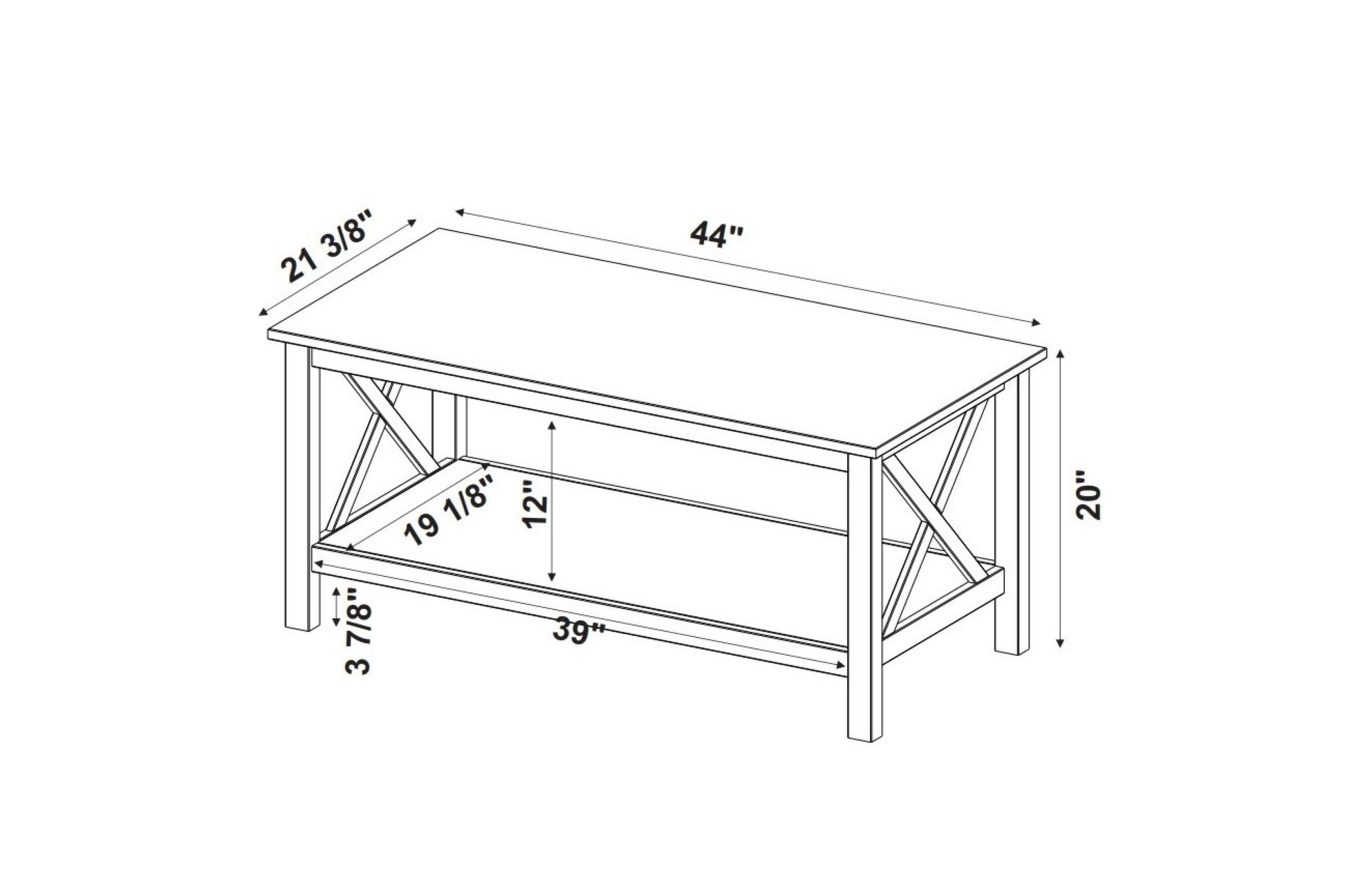 Dover Driftwood Coffee Table