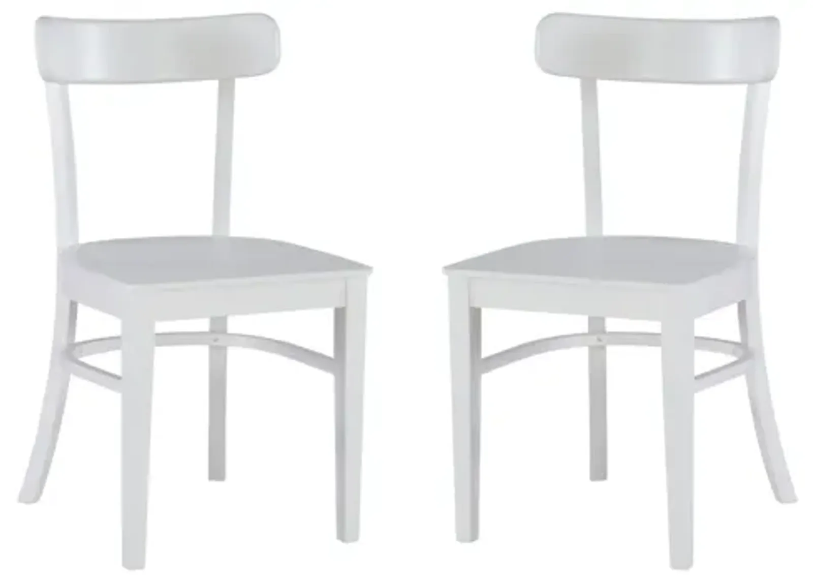 Bella White Chair, Set of 2