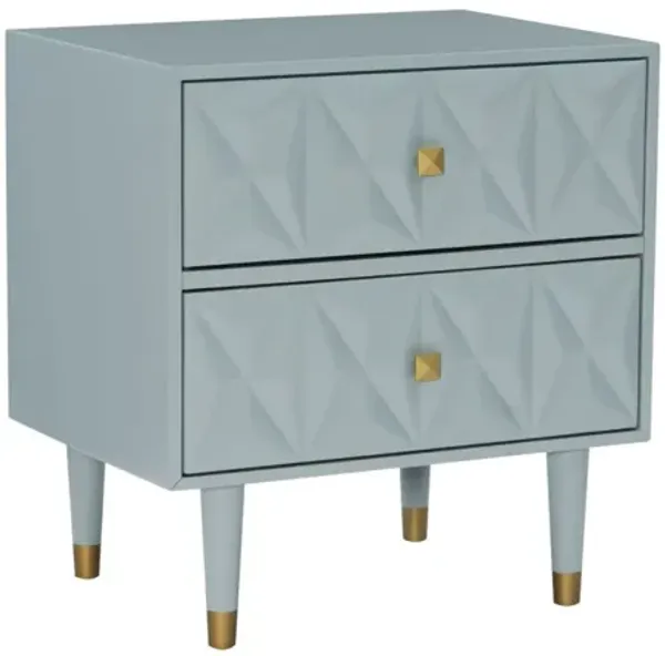 Geo Grey Nightstand