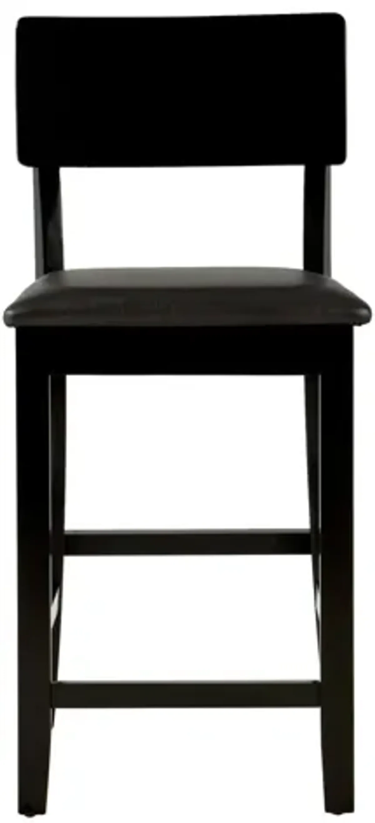 Torino Black Contemporary Counter Stool