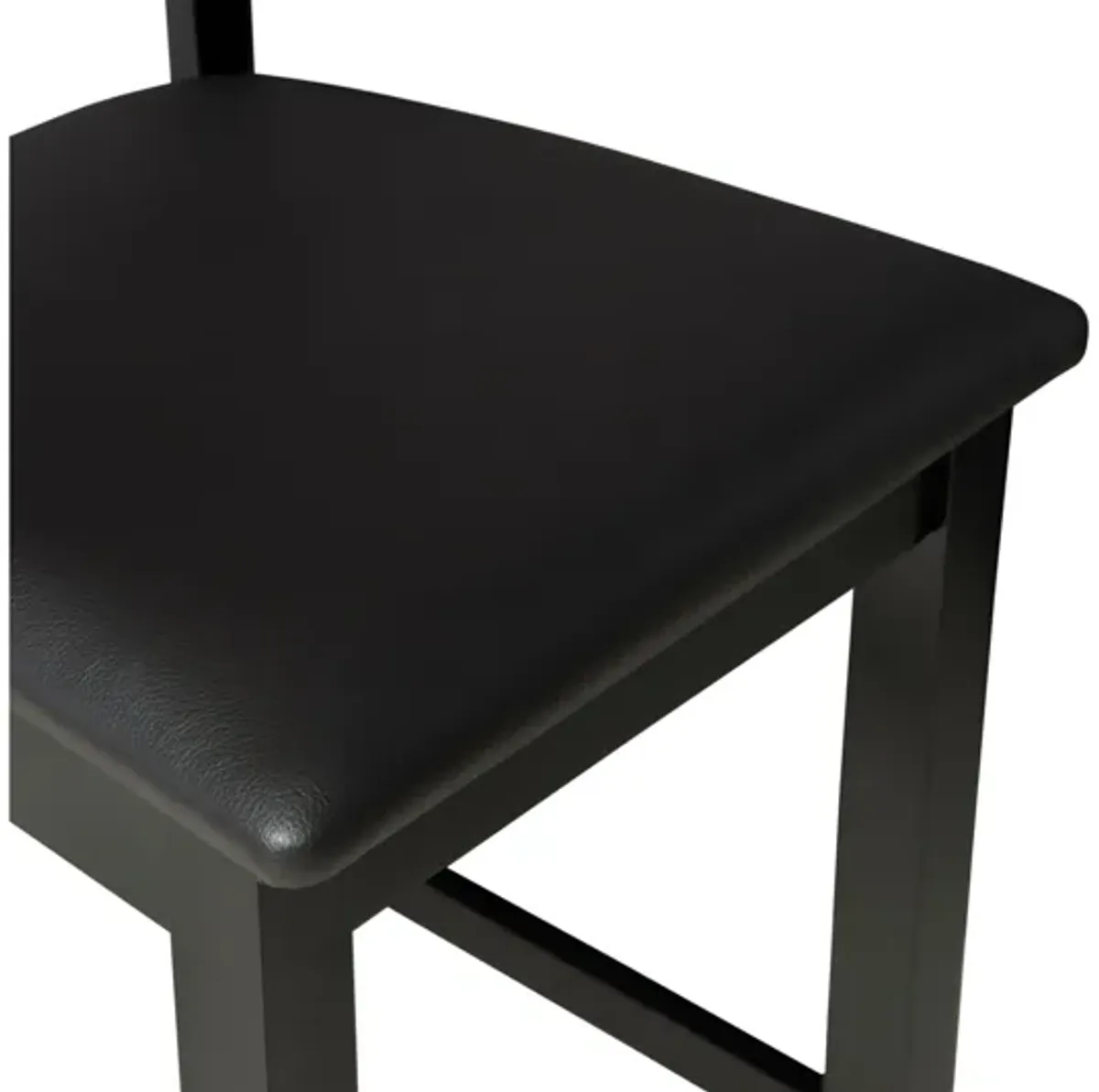 Torino Black Contemporary Counter Stool