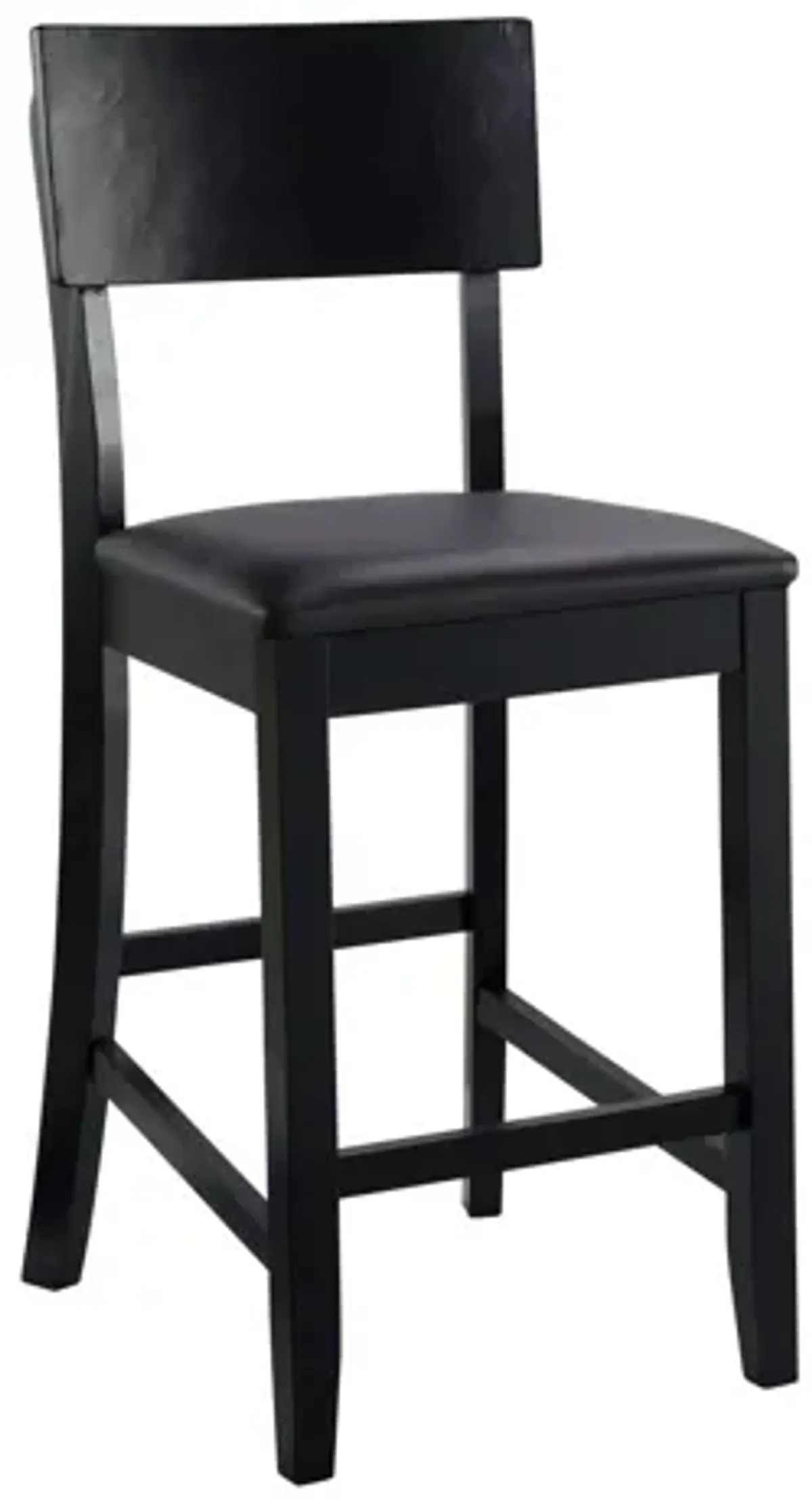 Torino Black Contemporary Counter Stool