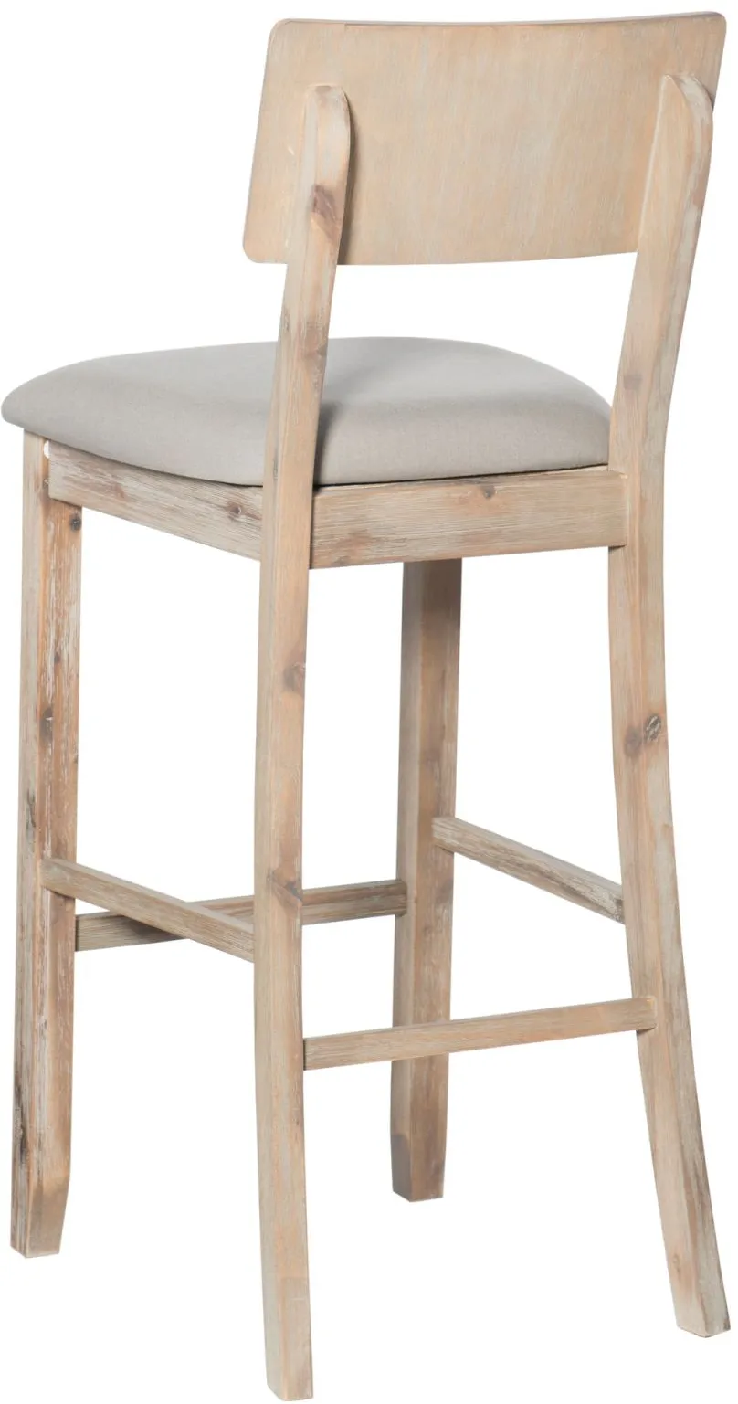 Jordan Grey Wash Bar Stool