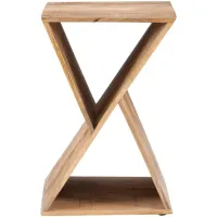 Titus Natural Triangle Side Table