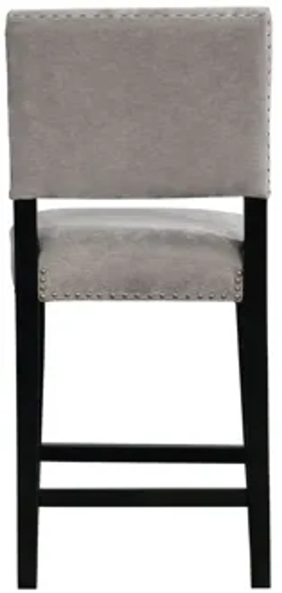 Corey Dark Grey Velvet Counter Stool