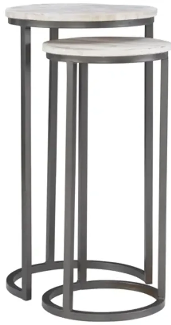 Wynter White Nesting Side Tables