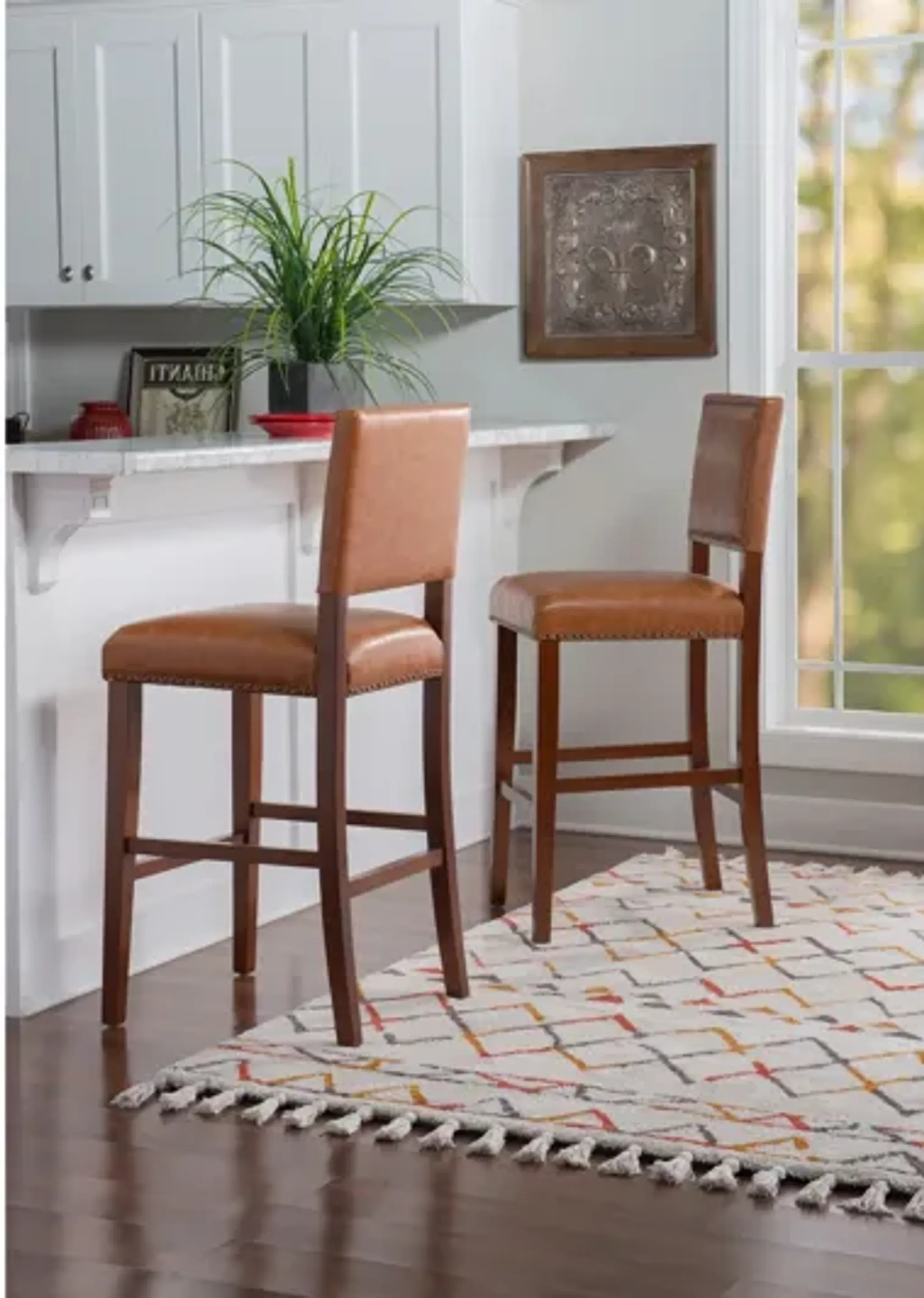 Brook Caramel Bar Stool Gardner White | Furniture.com