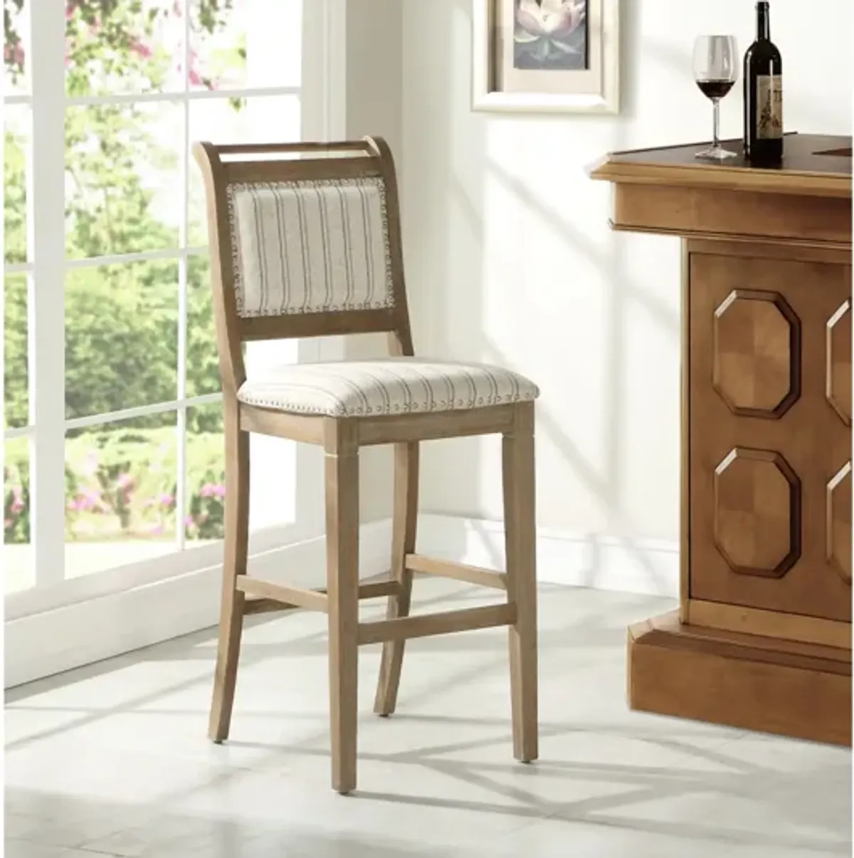 Emerson Grey Bar Stool