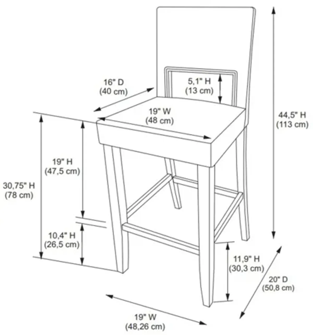 Vega Espresso Bar Stool