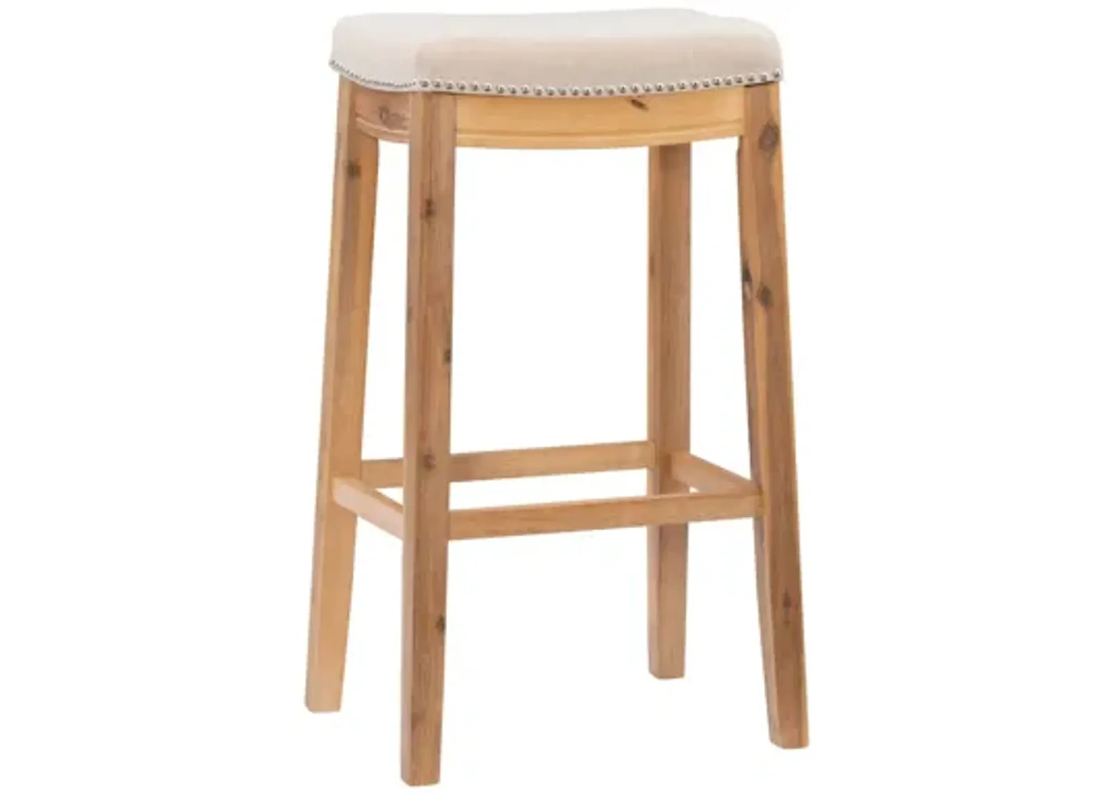 Claridge Natural Wood Bar Stool