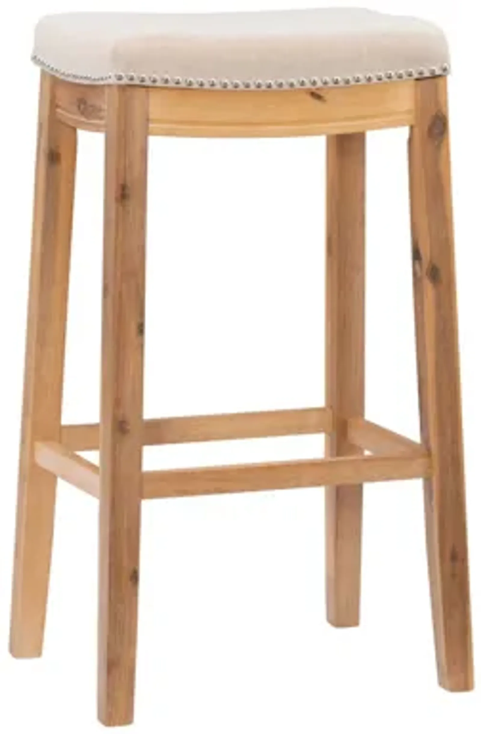 Claridge Natural Wood Bar Stool