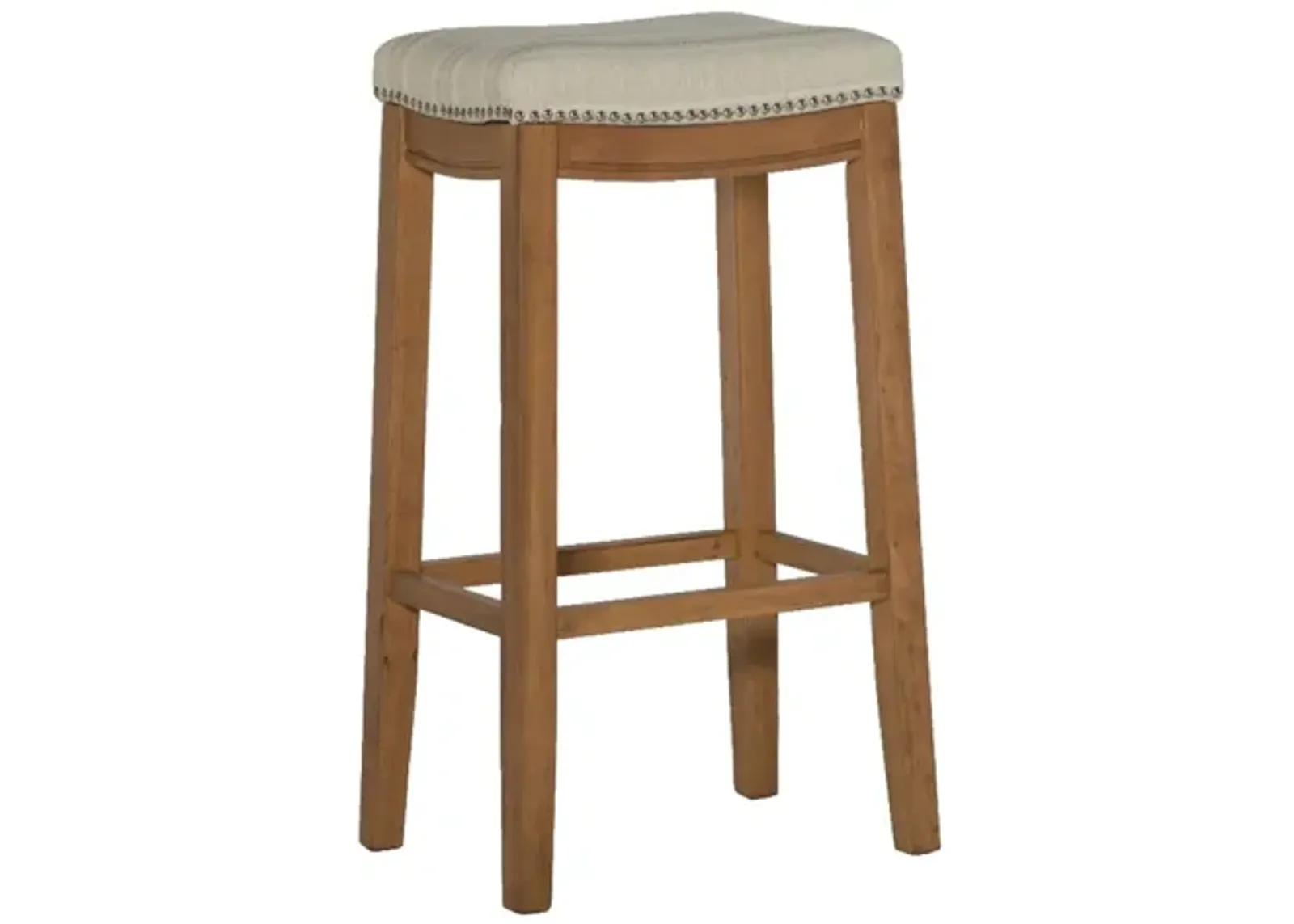 Claridge Linen Striped Barstool