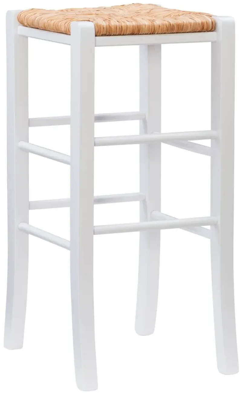 Venezia White Bar Stool, Set of 2