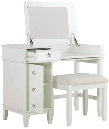 Eva White Vanity Set