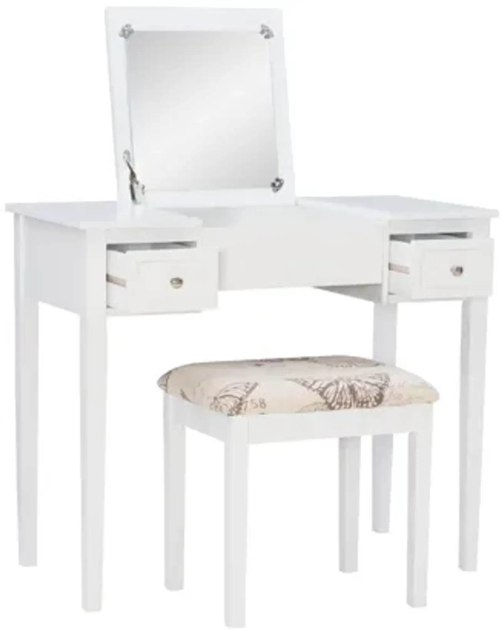 Virginia White Vanity Set