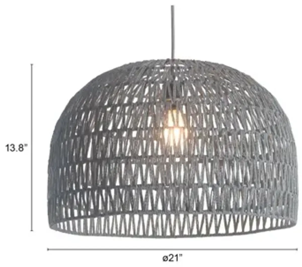 Paradise Ceiling Lamp Gray