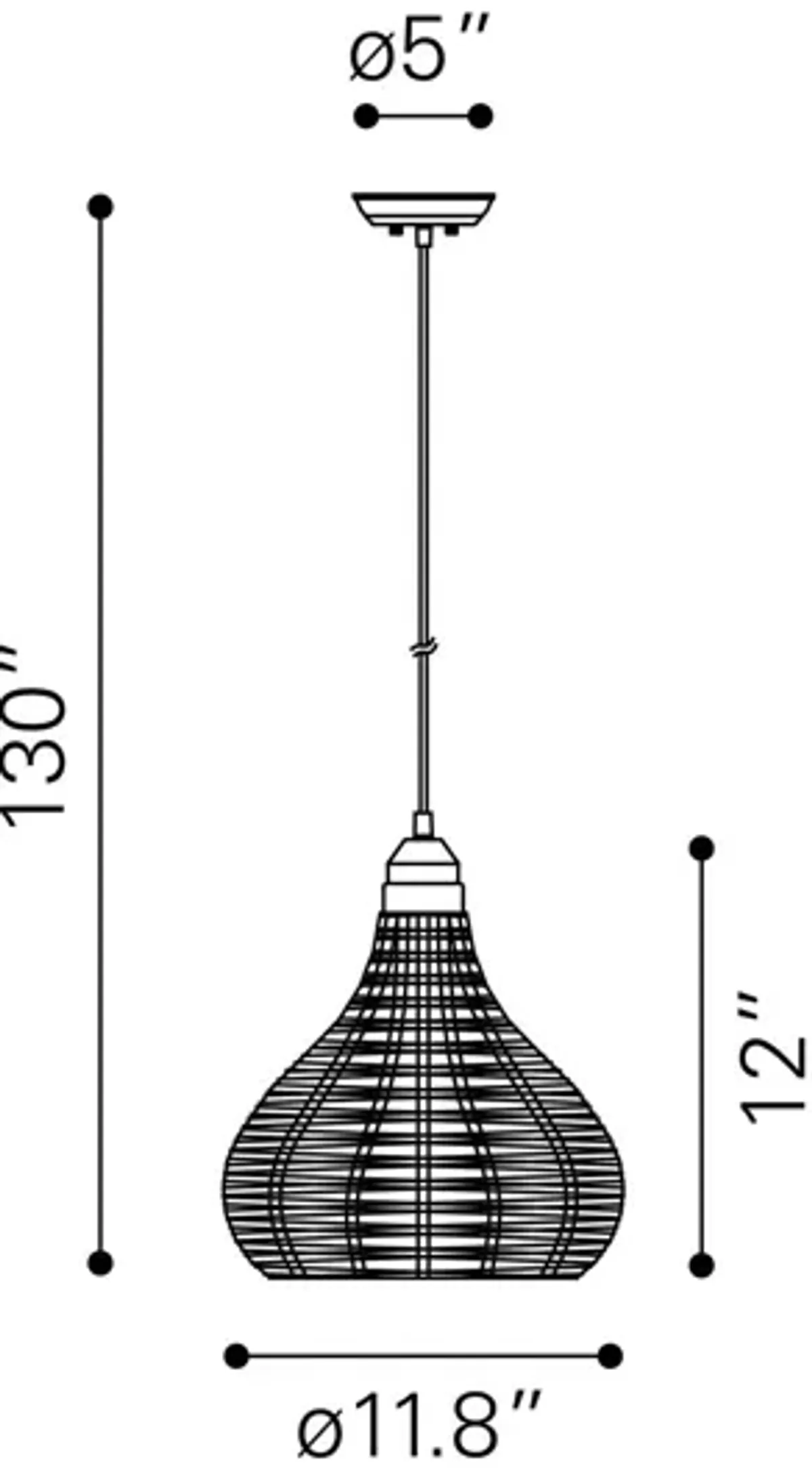 Nezz Ceiling Lamp Natural