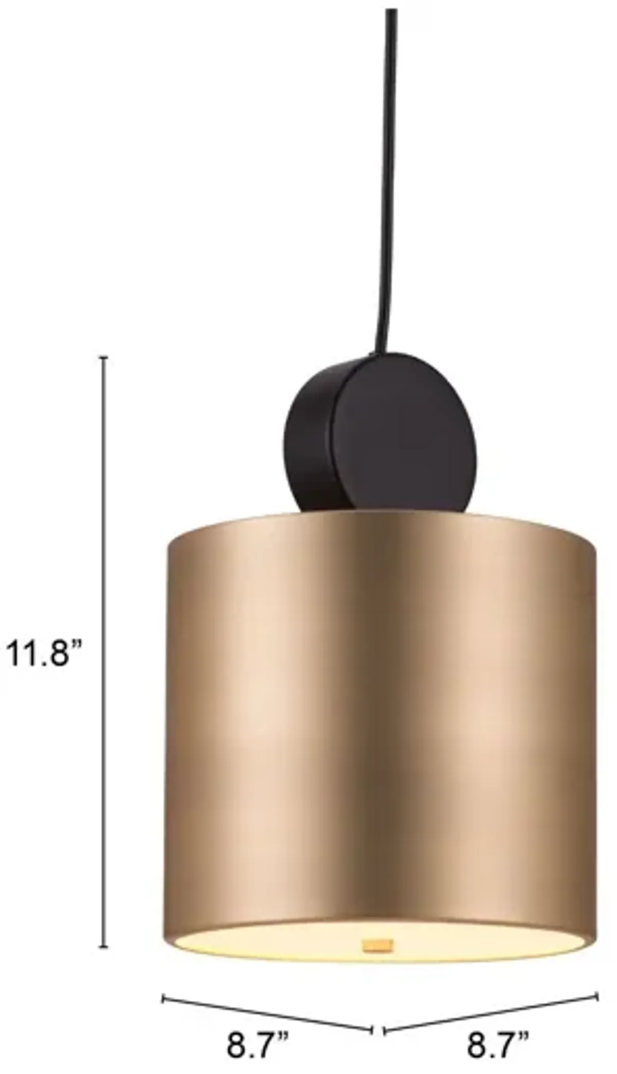 Myson Ceiling Lamp Gold