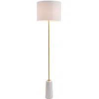 Titan Floor Lamp White & Gold