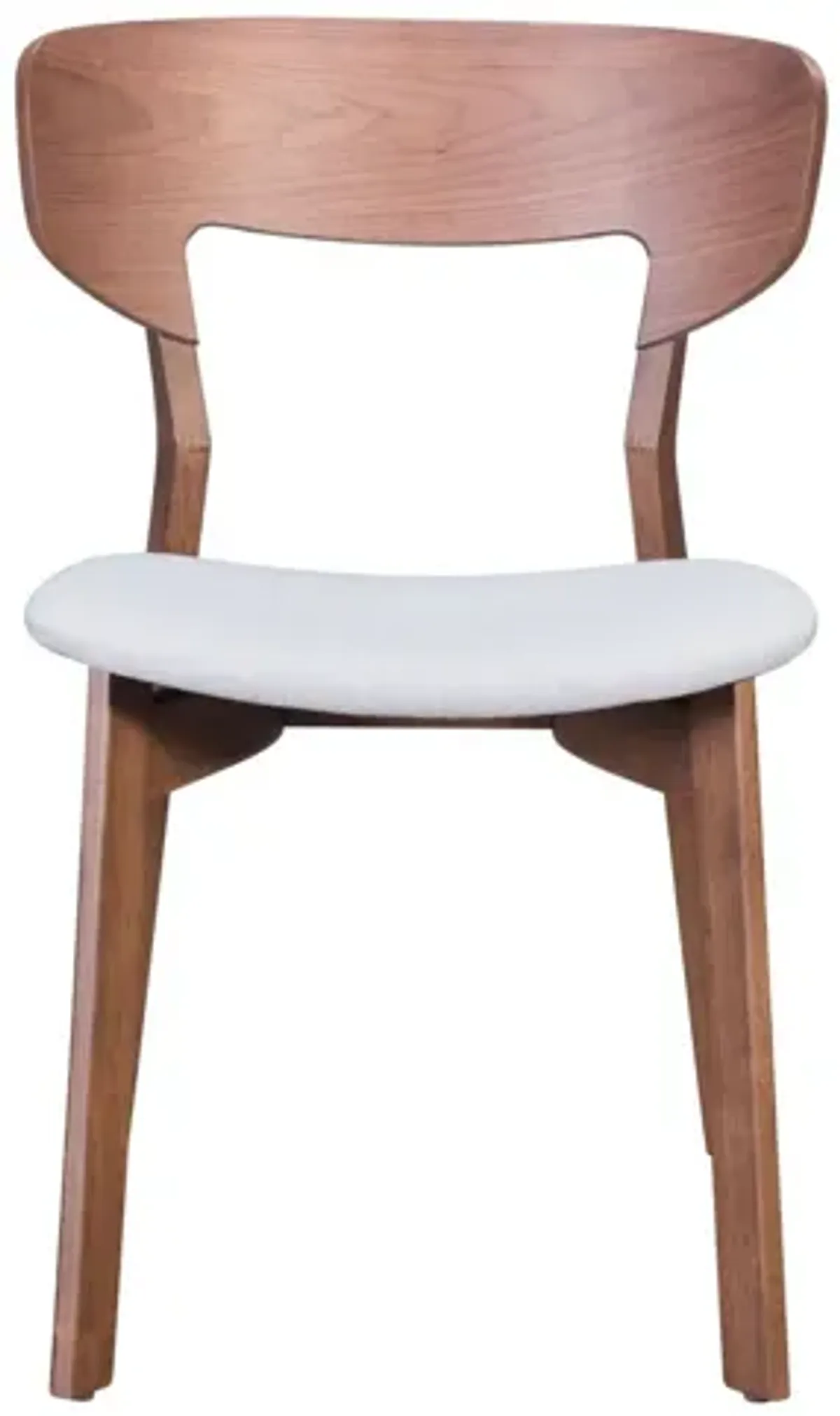 Russell Dining Chair (Set of 2) Walnut & Gray