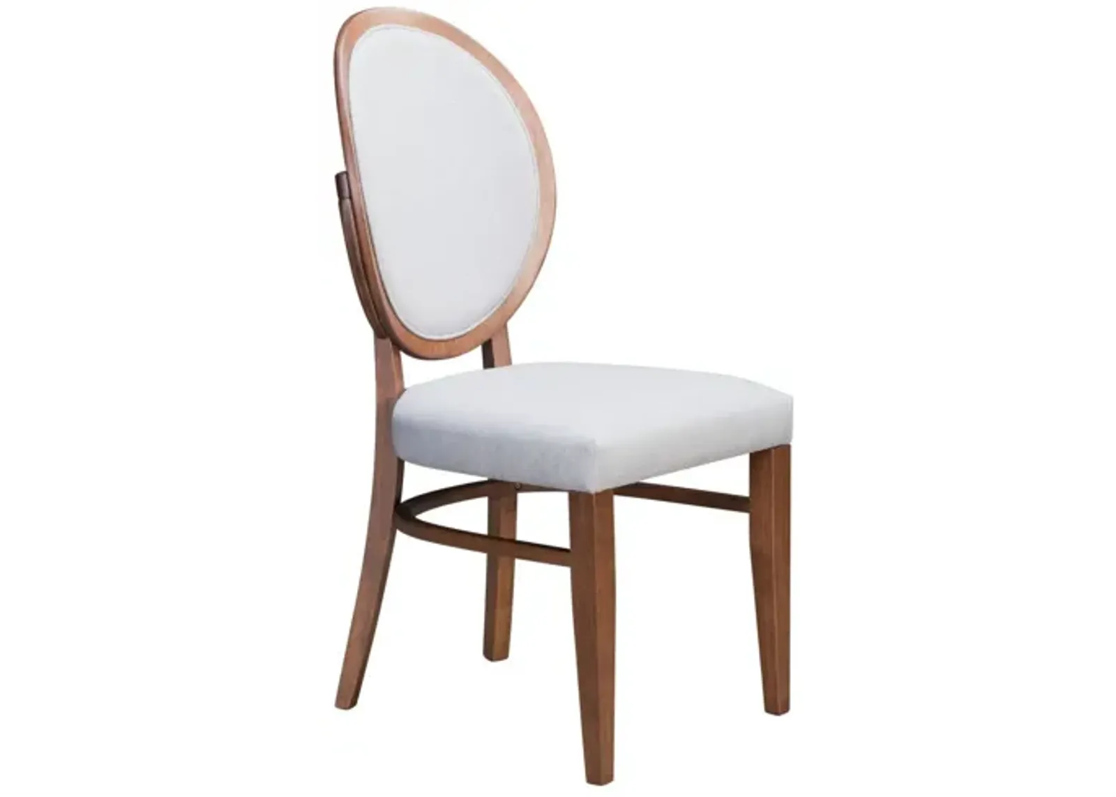 Regents Dining Chair (Set of 2) Walnut & Gray