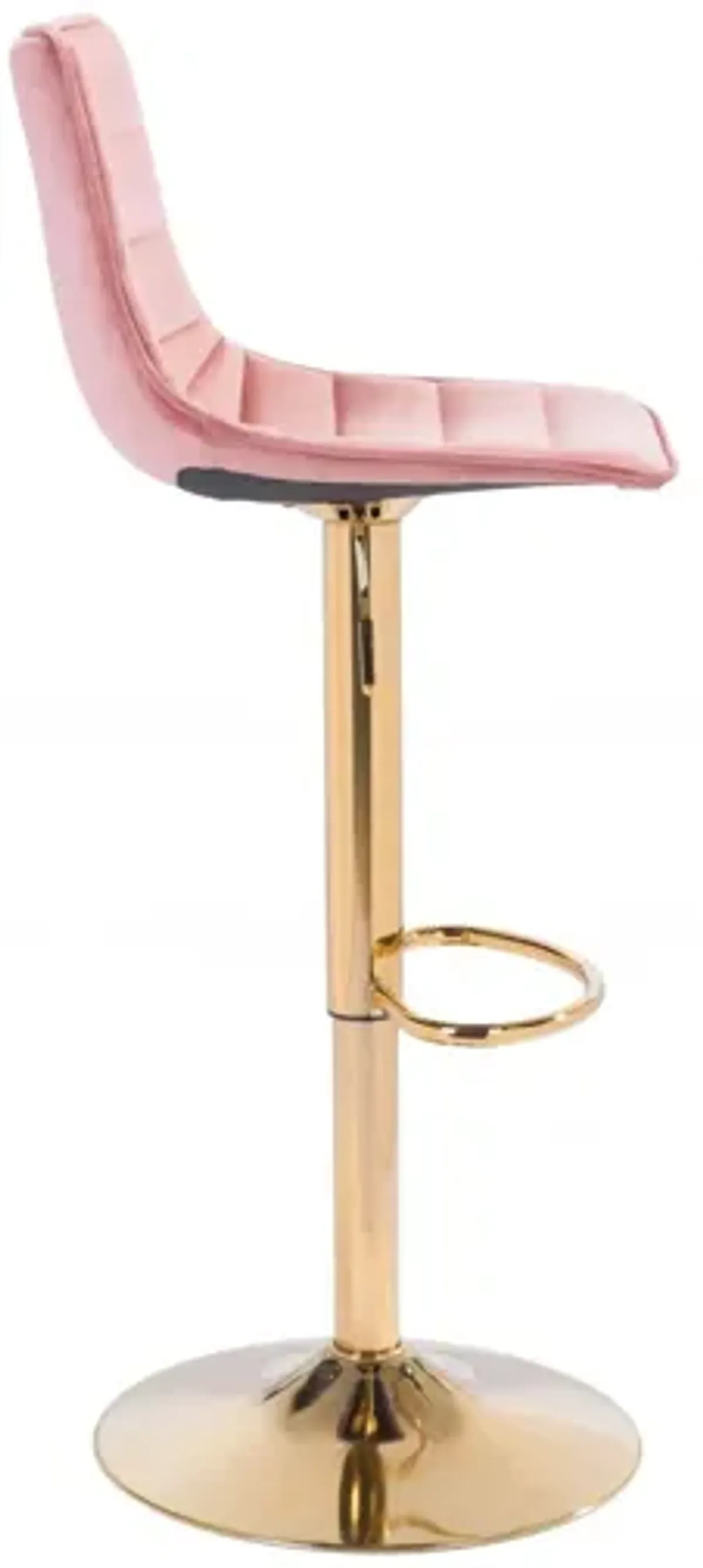 Prima Bar Chair Pink & Gold