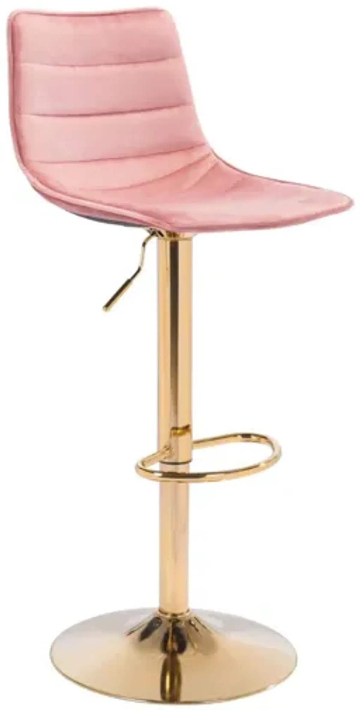 Prima Bar Chair Pink & Gold