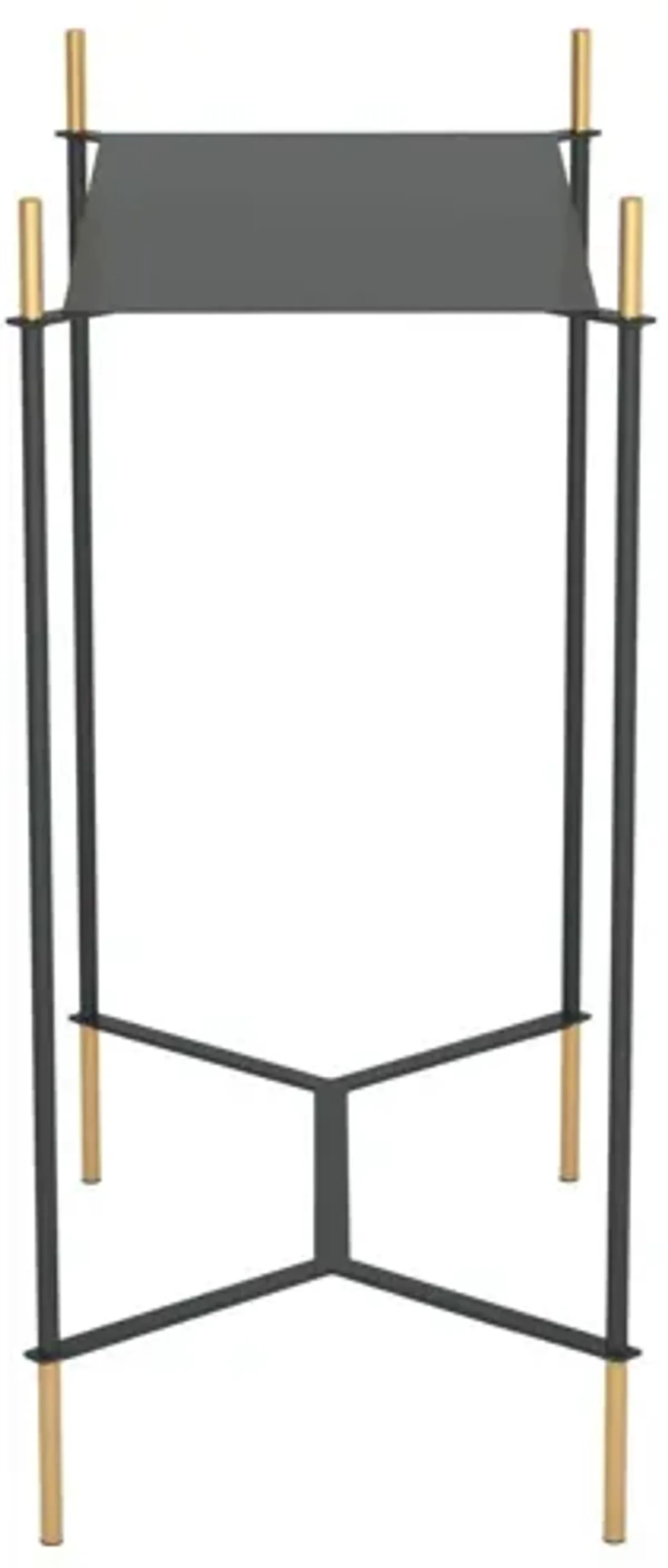 Austin Side Table Black & Gold