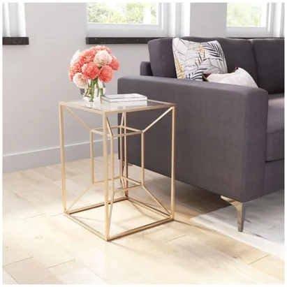 Canyon Side Table Gold