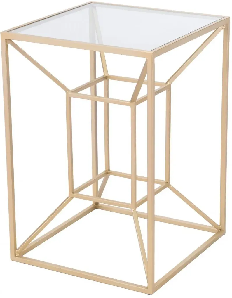Canyon Side Table Gold