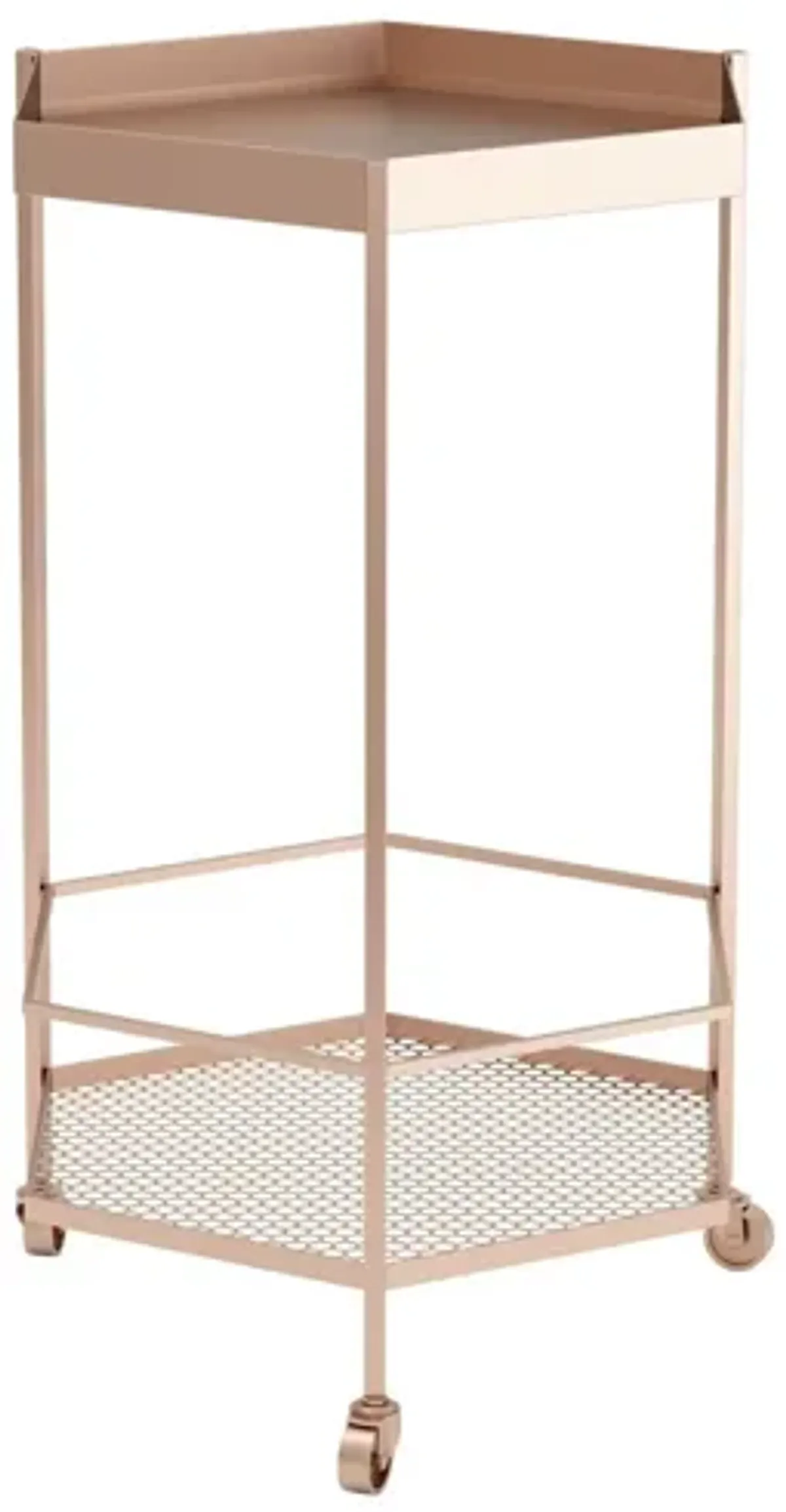 Hex Bar Cart Gold