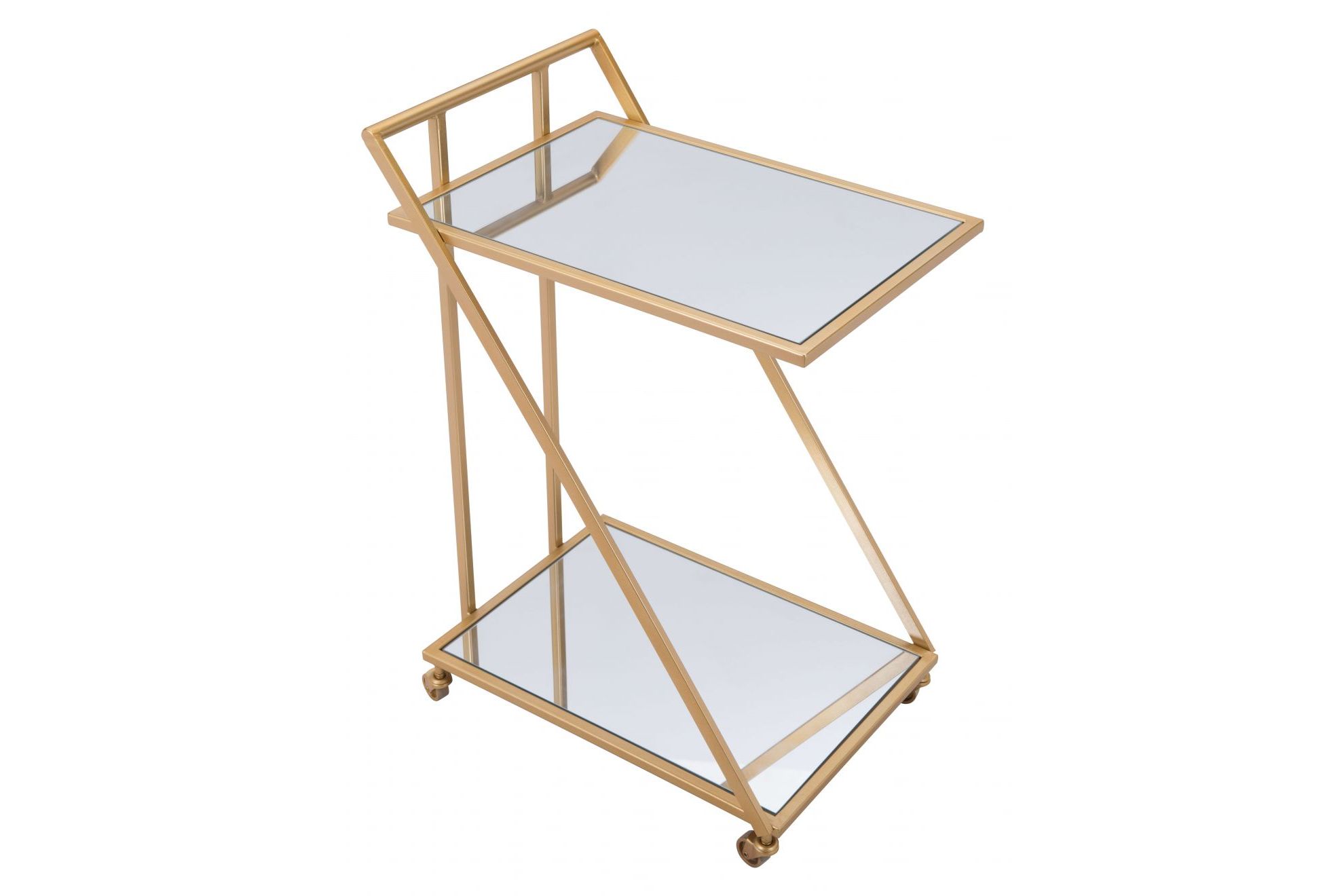 Alto Bar Cart Mirror & Gold