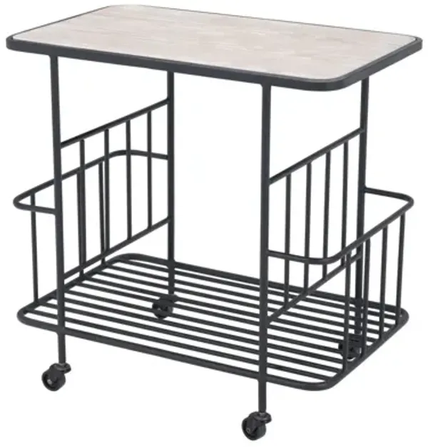 Argus Bar Cart Black