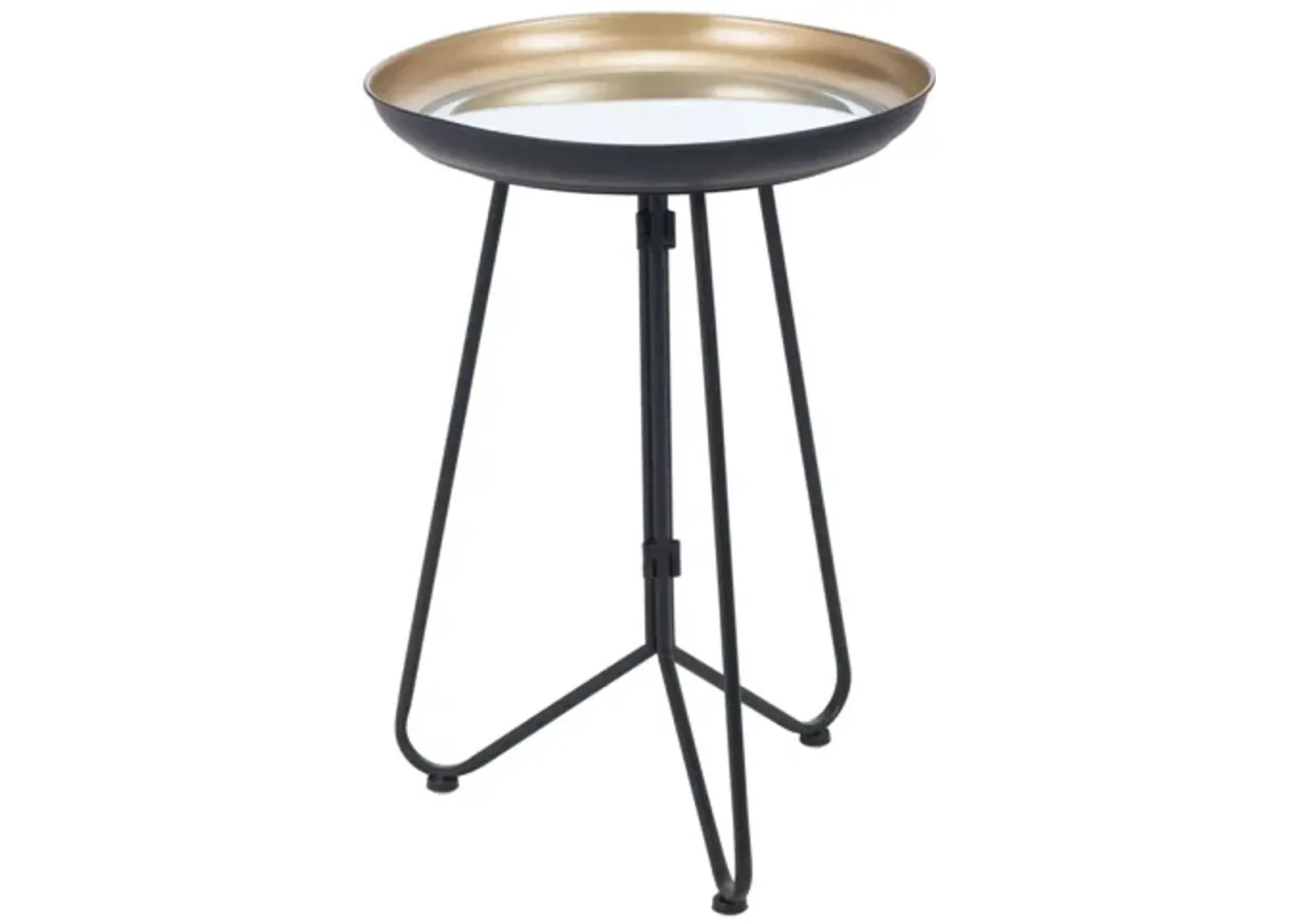 Foley Accent Table Gold & Black