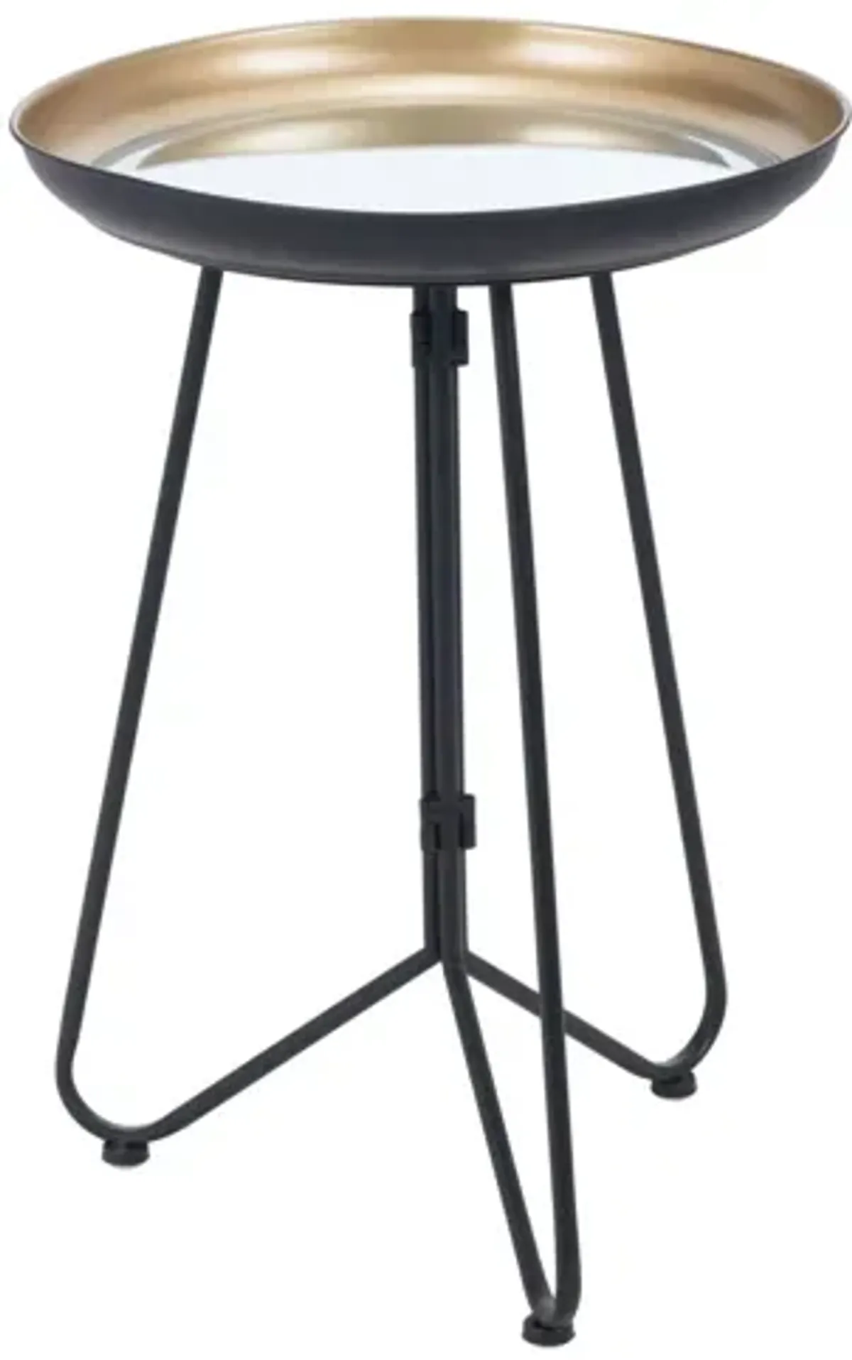 Foley Accent Table Gold & Black