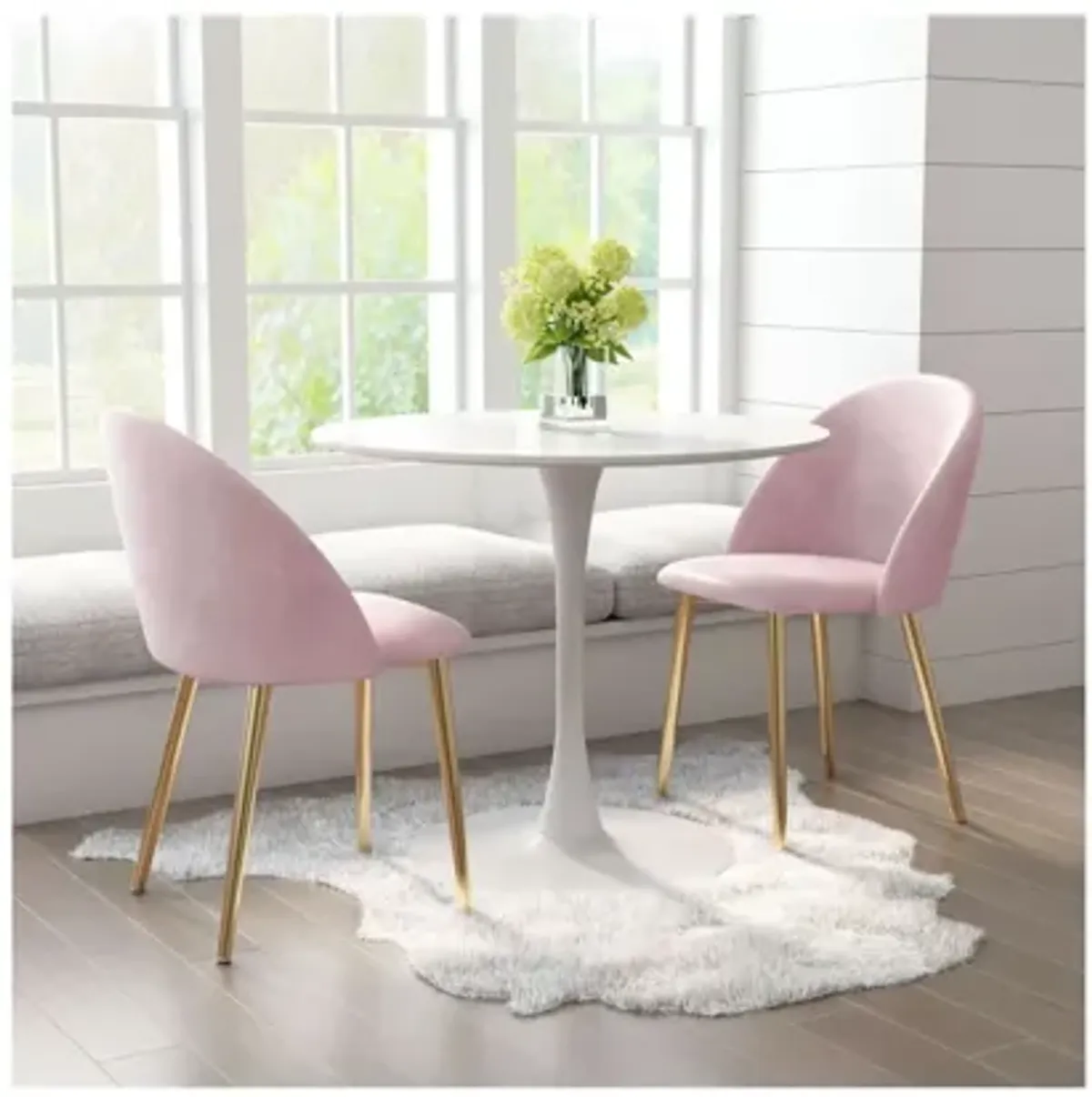 Cozy Dining Chair (Set of 2) Pink