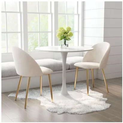 Cozy Dining Chair (Set of 2) Cream