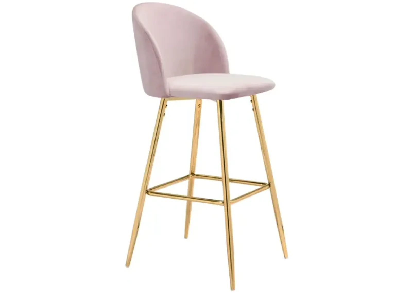 Cozy Bar Chair Pink