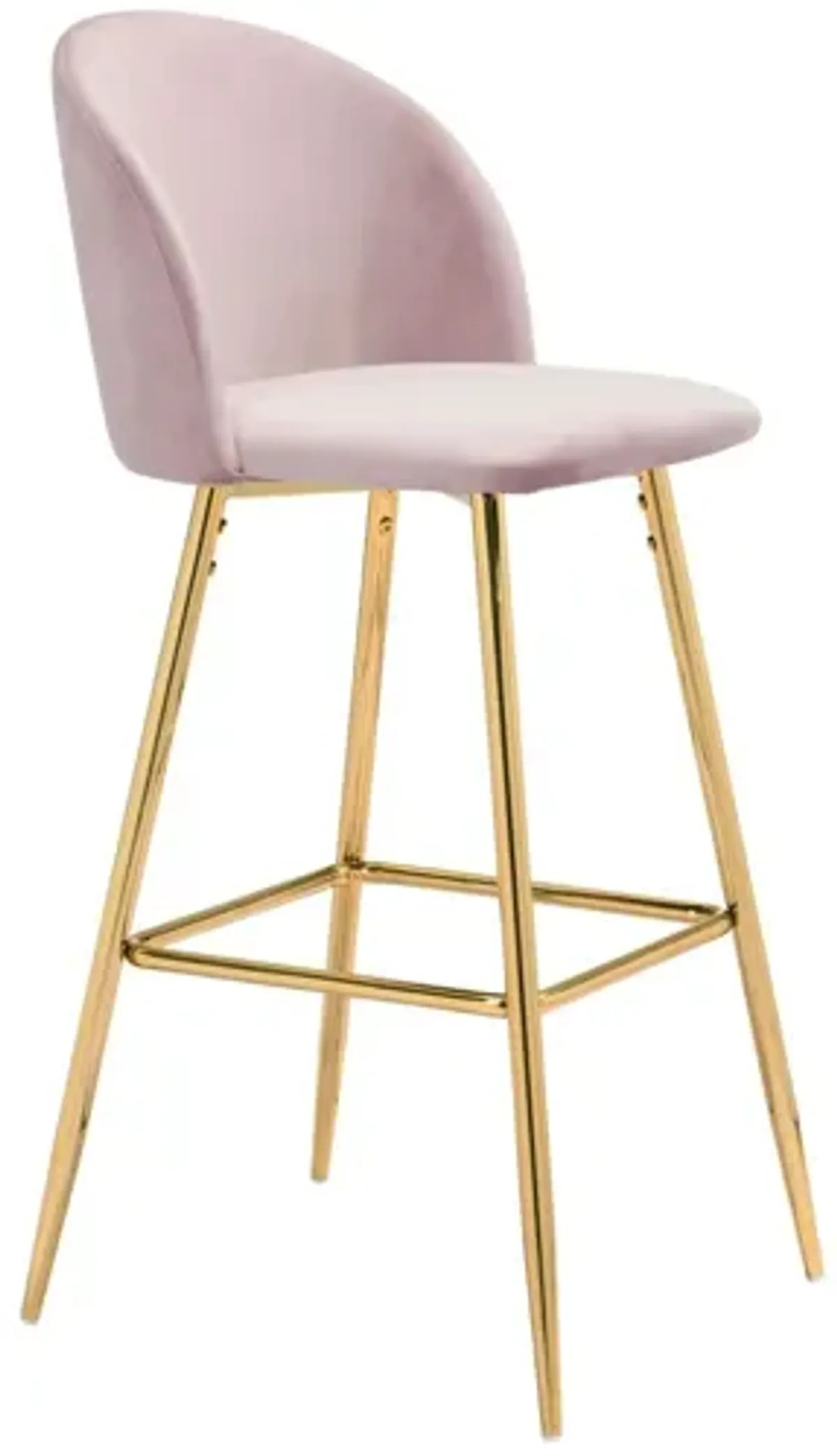 Cozy Bar Chair Pink