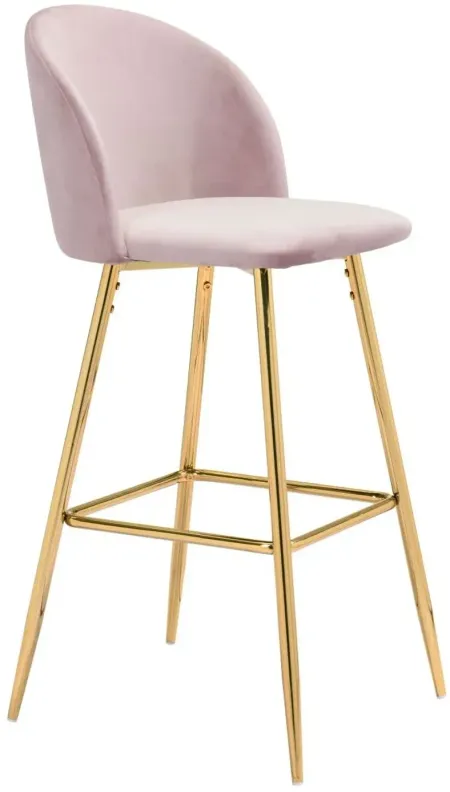 Cozy Bar Chair Pink