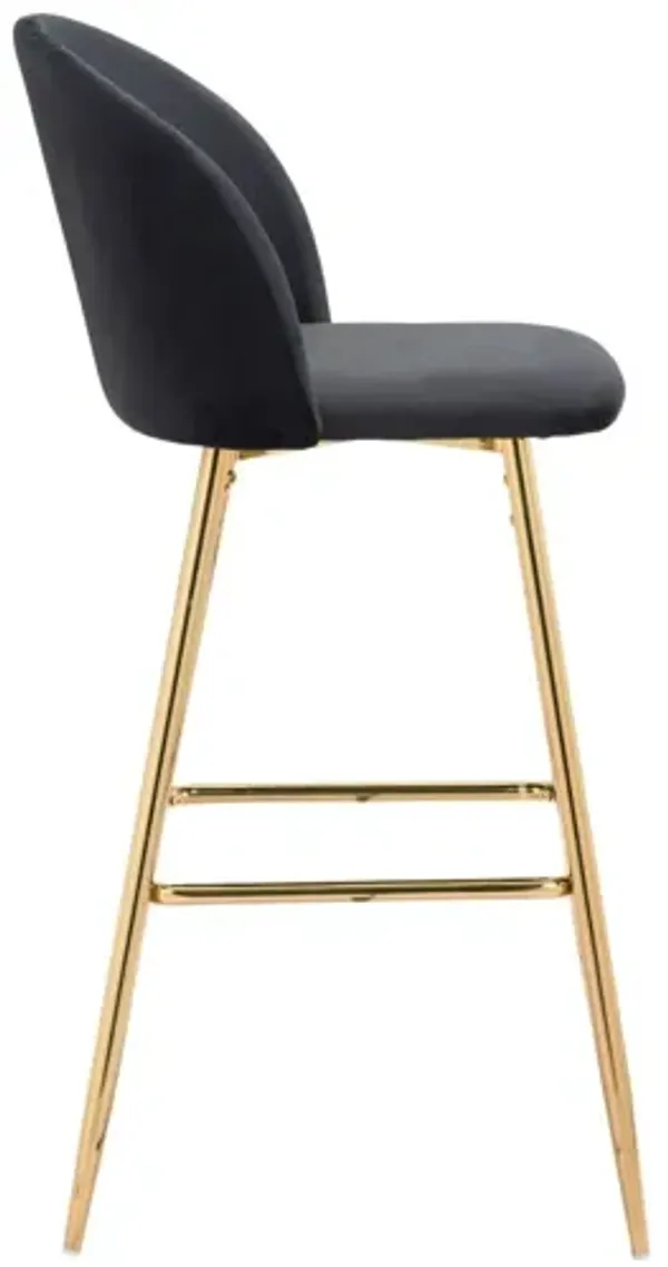 Cozy Bar Chair Black