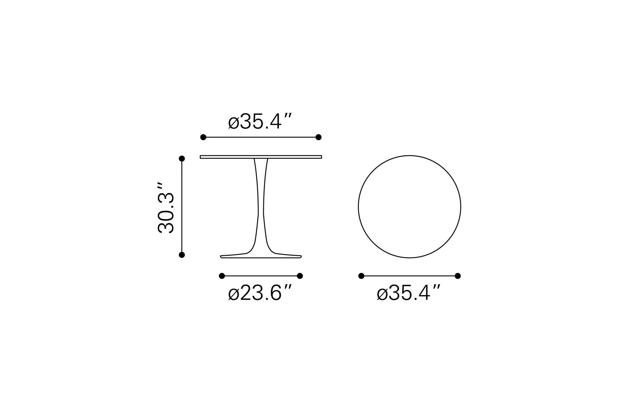 Opus Dining Table White