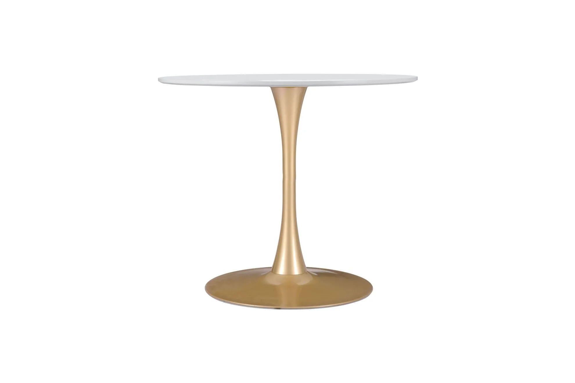 Opus Dining Table White & Gold