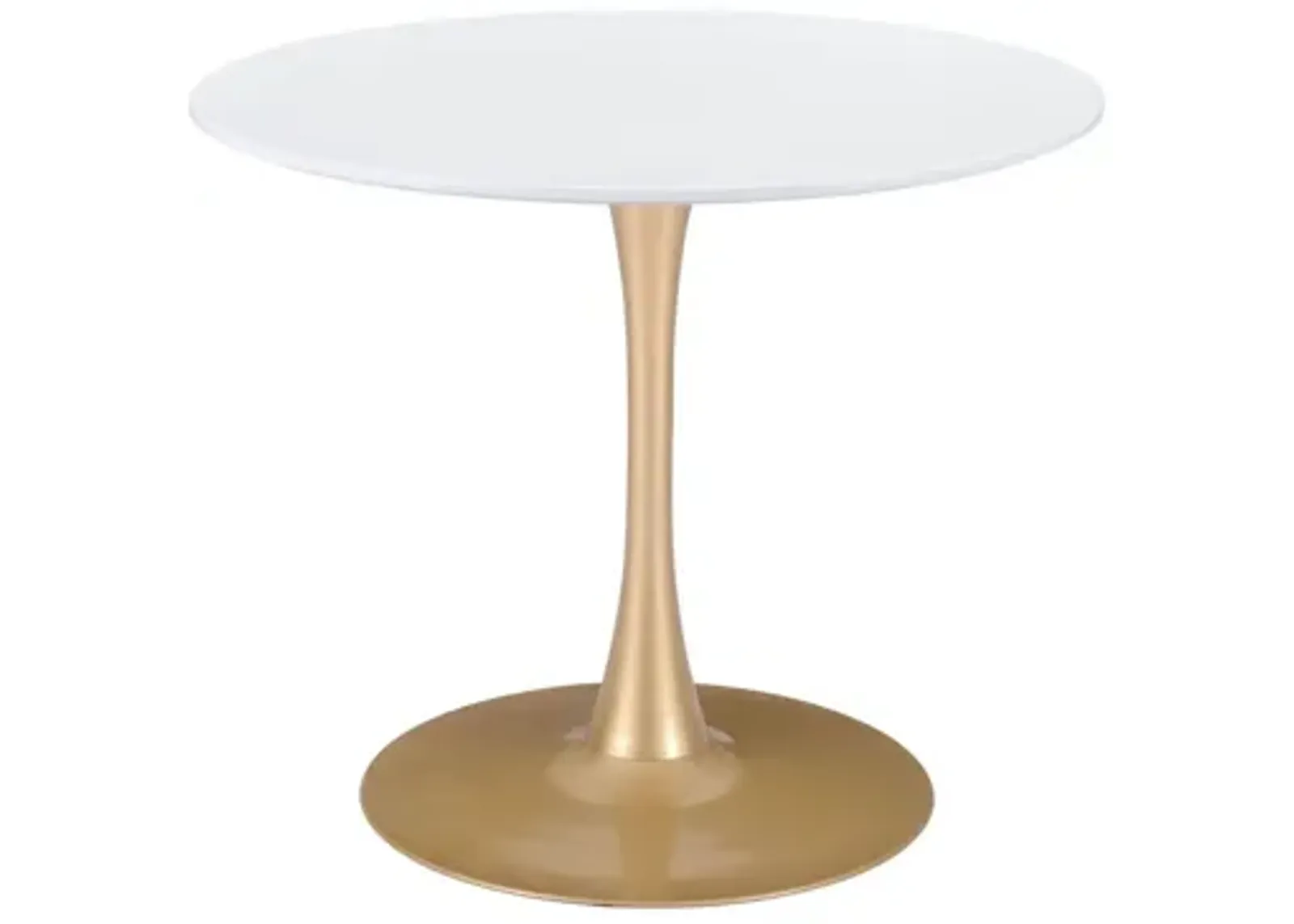 Opus Dining Table White & Gold