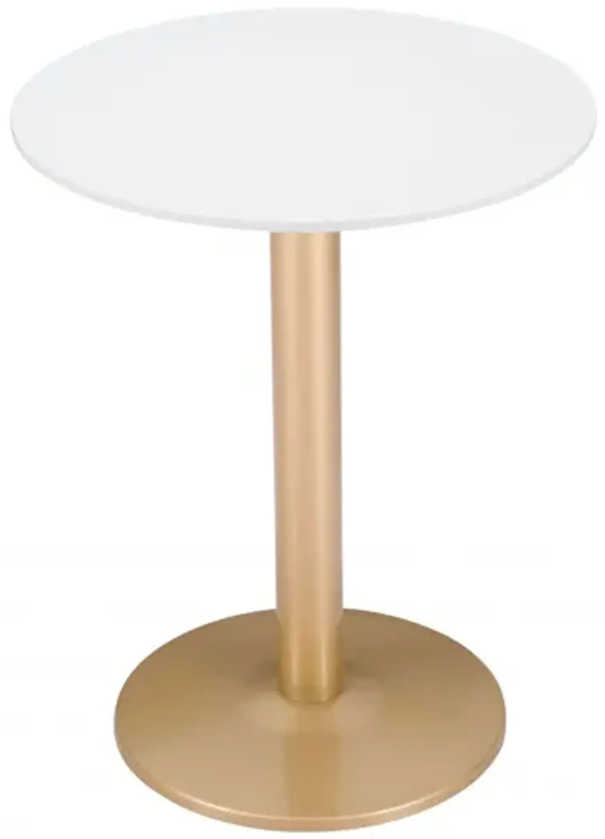 Alto Bistro Table White & Gold