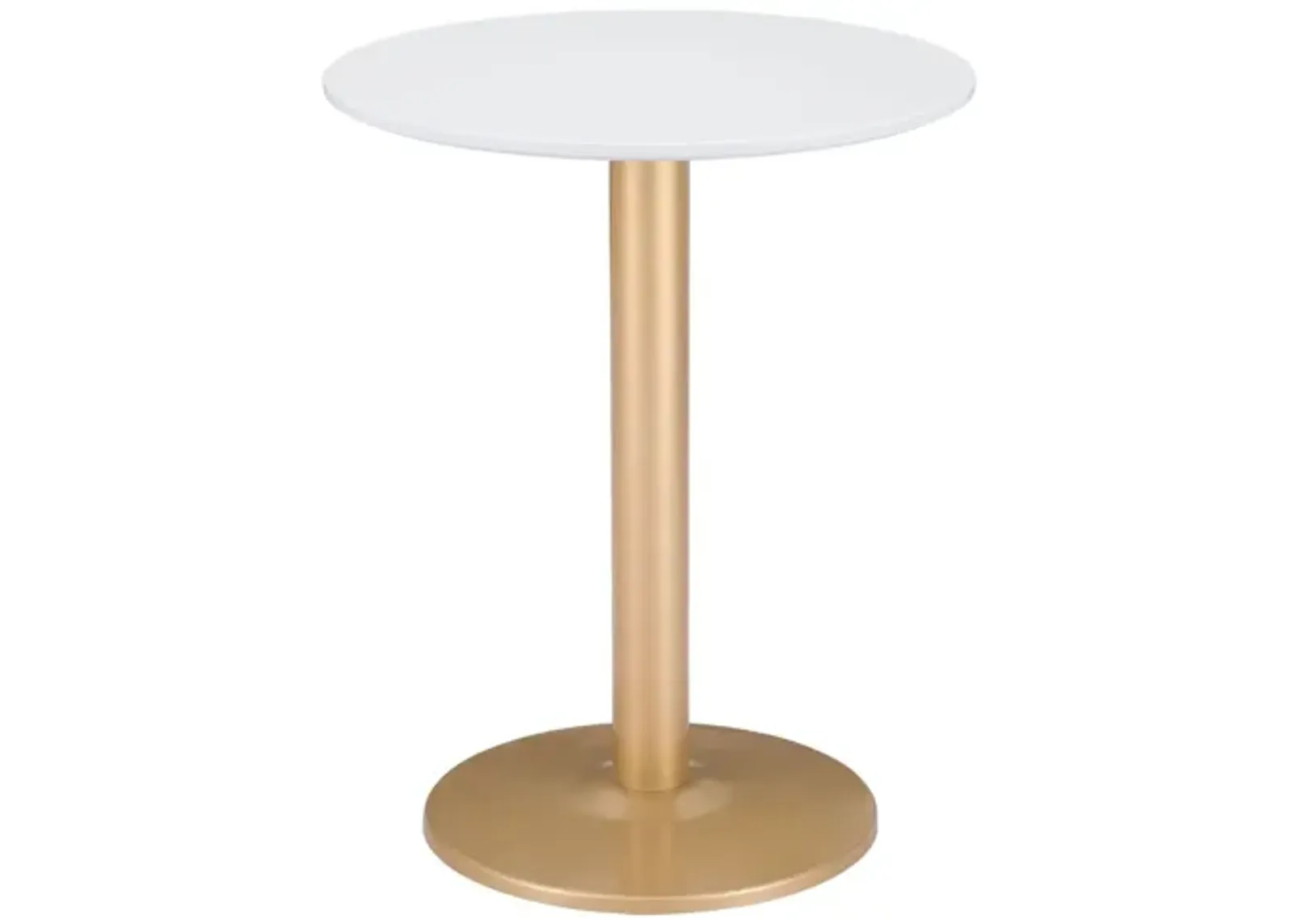 Alto Bistro Table White & Gold