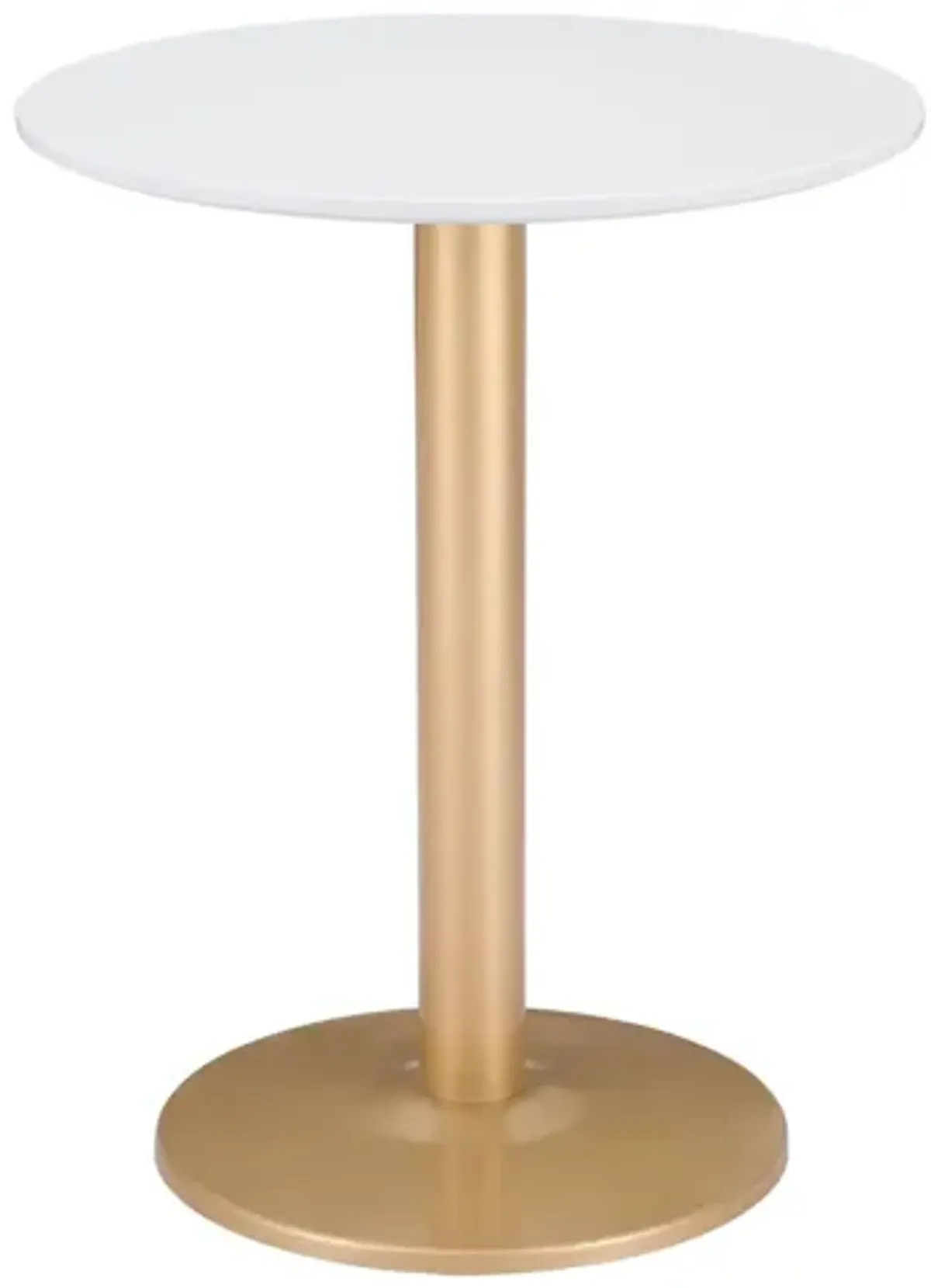 Alto Bistro Table White & Gold