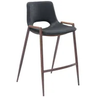 Desi Counter Chair (Set of 2) Black
