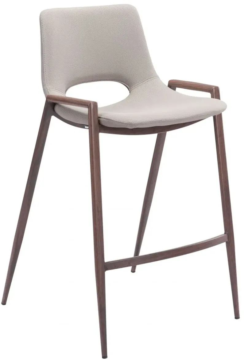 Desi Counter Chair (Set of 2) Beige