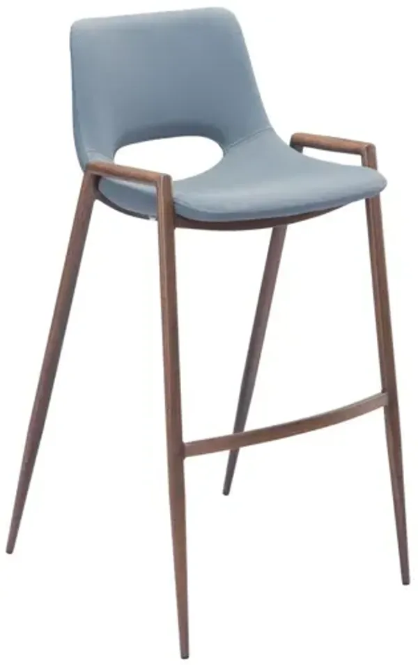 Desi Bar Chair (Set of 2) Gray